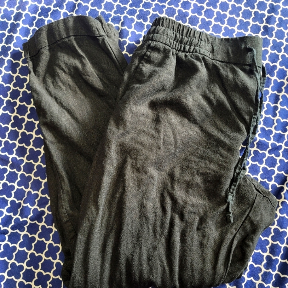 Black Cropped Pants